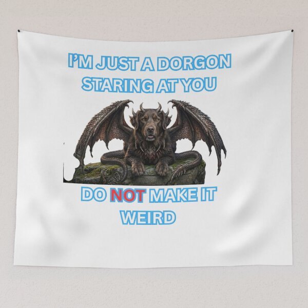Item preview, dorgon staring at you designed and sold by Goode-sense2025.