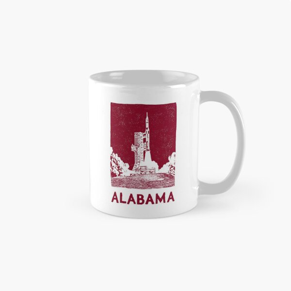 Item preview, Alabama Saturn V Rocket Block Print designed and sold by tiigerdad.