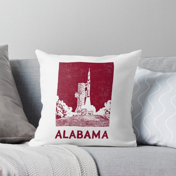 Item preview, Alabama Saturn V Rocket Block Print designed and sold by tiigerdad.