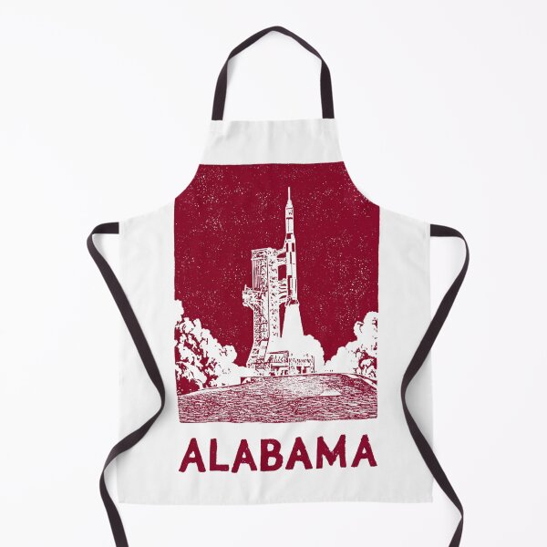 Item preview, Alabama Saturn V Rocket Block Print designed and sold by tiigerdad.