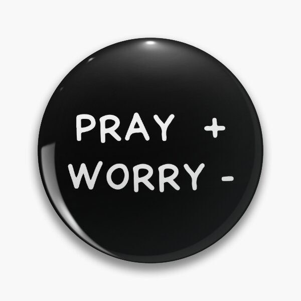 Item preview, Pray More Worry Less | Christian Typography T-Shirt | Minimalist Faith Quote | Inspirational Christian Gift designed and sold by  Inner Voice Design.