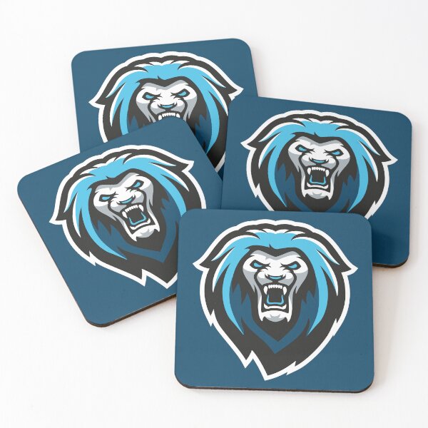Item preview, Blue Roaring Lion – Fierce King Beast Mascot Design designed and sold by MerlinWear.