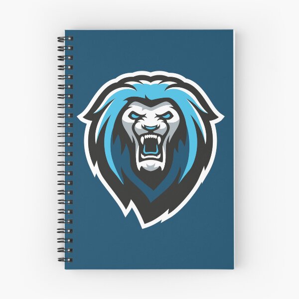 Item preview, Blue Roaring Lion – Fierce King Beast Mascot Design designed and sold by MerlinWear.