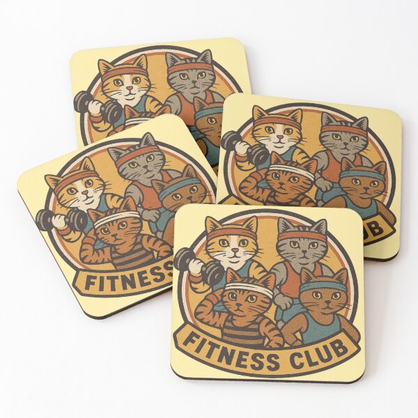 Item preview, Feline Fit Club Funny Cat – Gym Squad Cat Lover Design, Funny Fitness Gift designed and sold by AYACHI90.