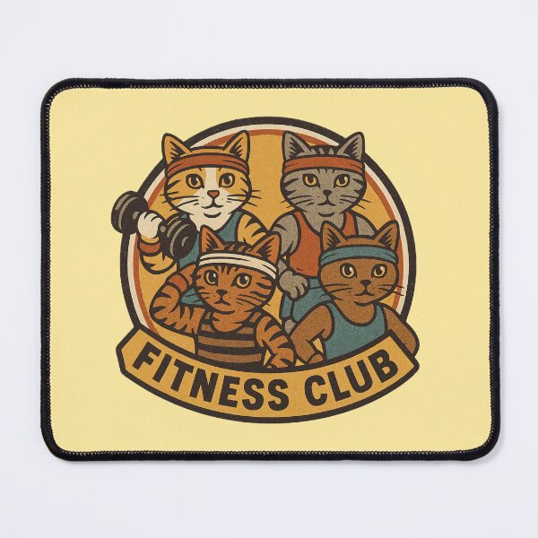 Item preview, Feline Fit Club Funny Cat – Gym Squad Cat Lover Design, Funny Fitness Gift designed and sold by AYACHI90.
