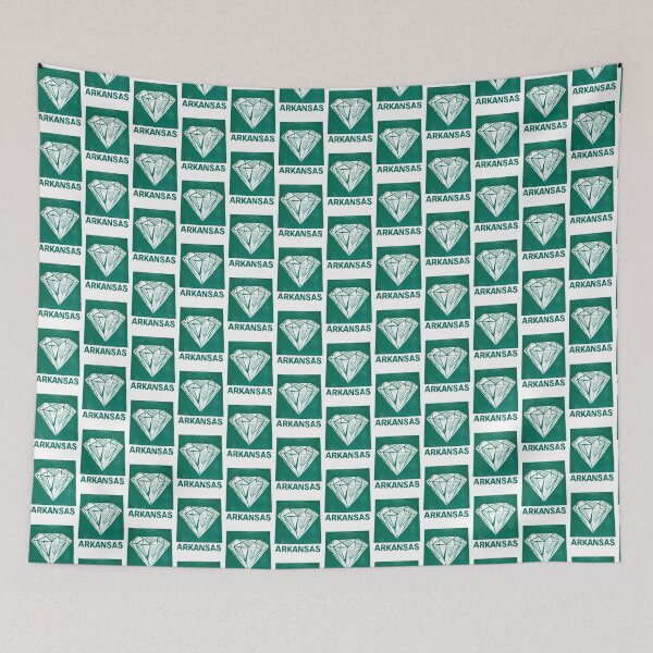 Item preview, Arkansas Diamond Gem Block Print designed and sold by tiigerdad.