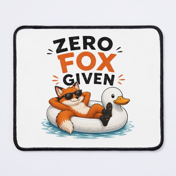 Item preview, Zero Fox Given | Chill Fox Pool Float Cartoon designed and sold by BabiesNanimals.