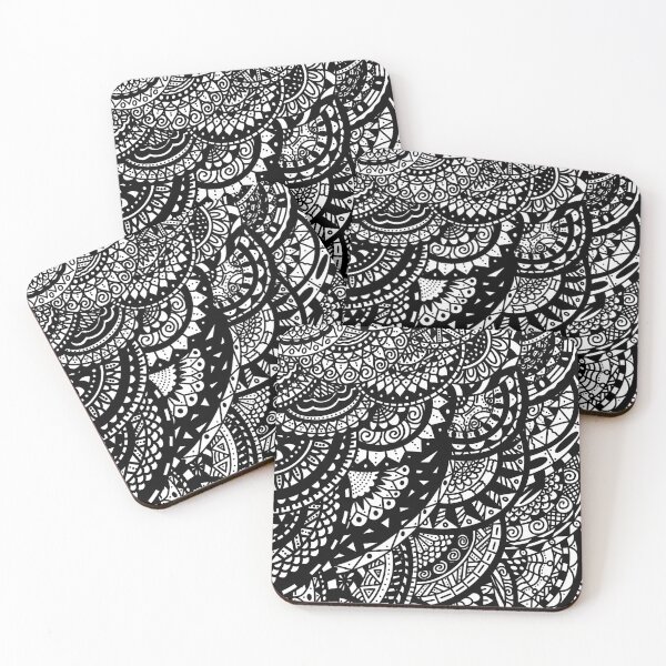Item preview, Zentangle Cluster designed and sold by Lavender Frog Studios.