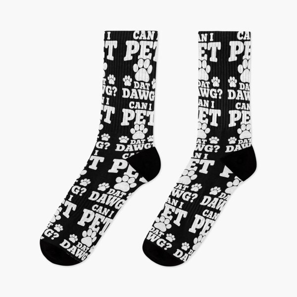 Item preview, Can I Pet Dat Dawg Paw Print Joke designed and sold by FreshVibe Prints.