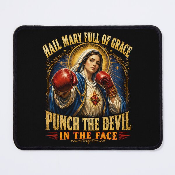 Item preview, Hail Mary Punch the Devil in the Face designed and sold by Victor Shadehorn.