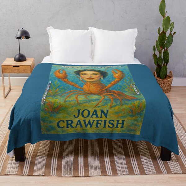 Item preview, Joan Crawfish – New Orleans Celebrity Parody Cartoon designed and sold by Rick London Gifts.