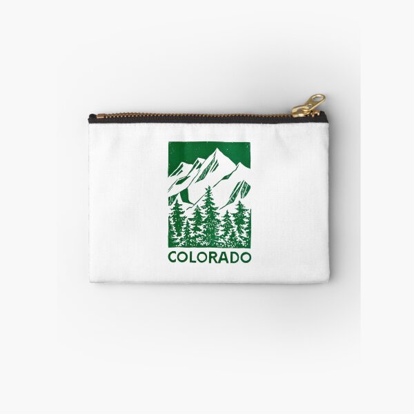 Item preview, Colorado Rocky Mountains Pine Block Print designed and sold by tiigerdad.