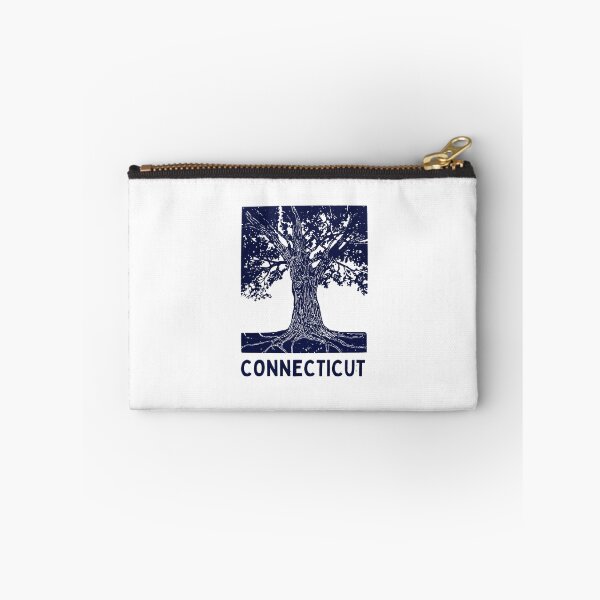 Item preview, Connecticut Charter Oak Block Print designed and sold by tiigerdad.