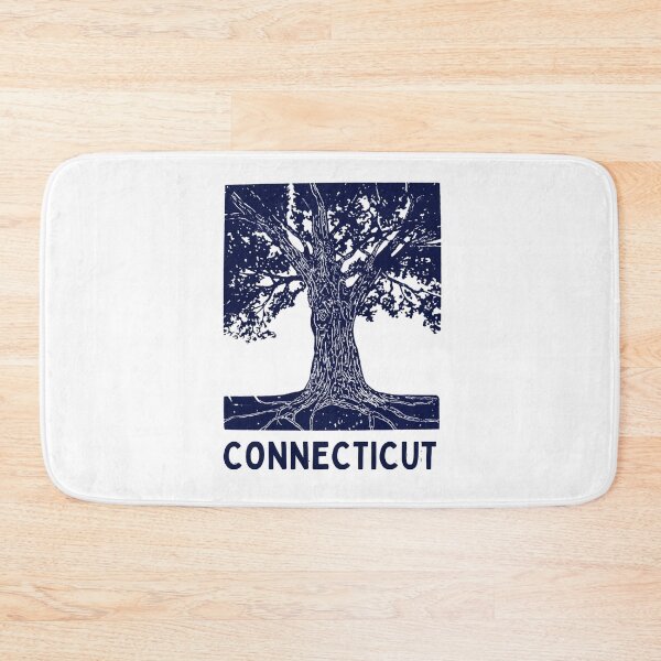Item preview, Connecticut Charter Oak Block Print designed and sold by tiigerdad.