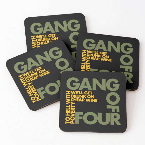 Item preview, Gang of Four designed and sold by The Common Tee.