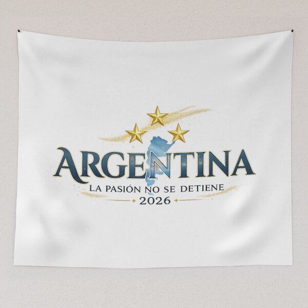 Item preview, Argentina - The Passion Doesn't Stop designed and sold by MarVan-Prints.