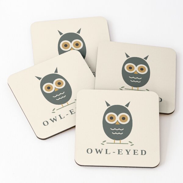 Item preview, Owl-Eyed — Athena's Owl Greek Mythology (The Odyssey) designed and sold by Drunken Authority.