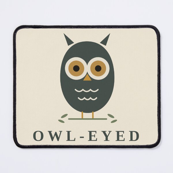 Item preview, Owl-Eyed — Athena's Owl Greek Mythology (The Odyssey) designed and sold by Drunken Authority.
