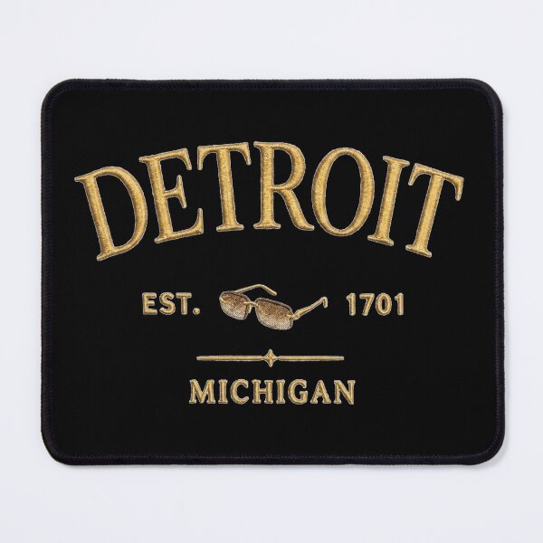 Item preview, Detroit EST. 1701 Buffs Gold Embroidery Graphic - Motor City Michigan Pride designed and sold by ICANTWithoutCOFFEE.