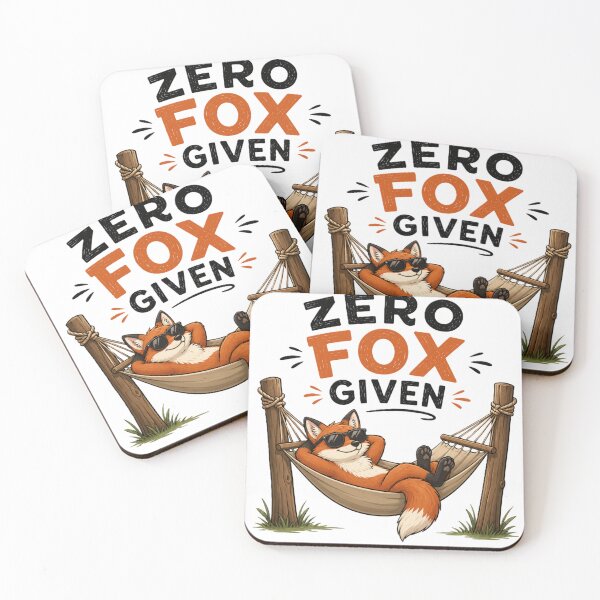 Item preview, Zero Fox Given | Funny Fox Relaxing in a Hammock designed and sold by BabiesNanimals.