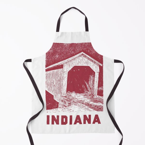 Item preview, Indiana Covered Bridge Block Print designed and sold by tiigerdad.