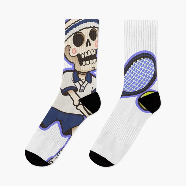 Item preview, Skeleton Tennis Player | Cute Funny Sports Cartoon designed and sold by Rickster-Store.