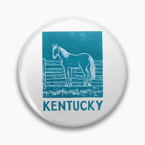 Item preview, Kentucky Horse Farm Block Print designed and sold by tiigerdad.