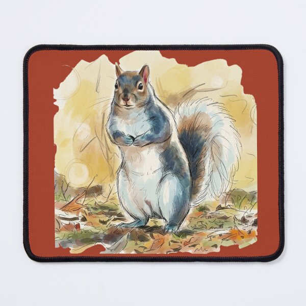 Item preview, Squirrel in Autumn Leaves designed and sold by Juzzy72.
