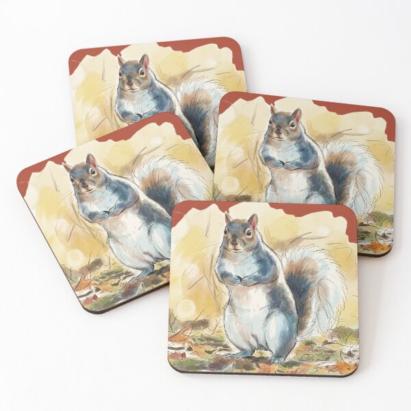 Item preview, Squirrel in Autumn Leaves  designed and sold by Juzzy72.