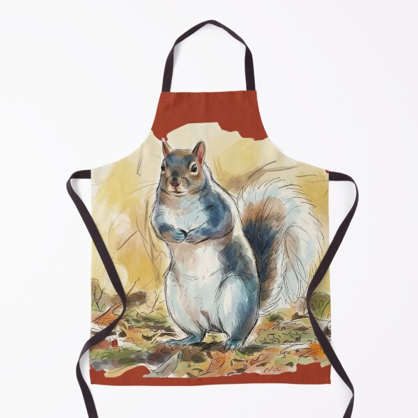 Item preview, Squirrel in Autumn Leaves designed and sold by Juzzy72.