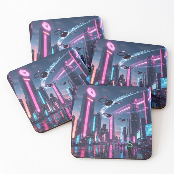 Item preview, Futuristic city skyline designed and sold by JALNERVION SHOP.