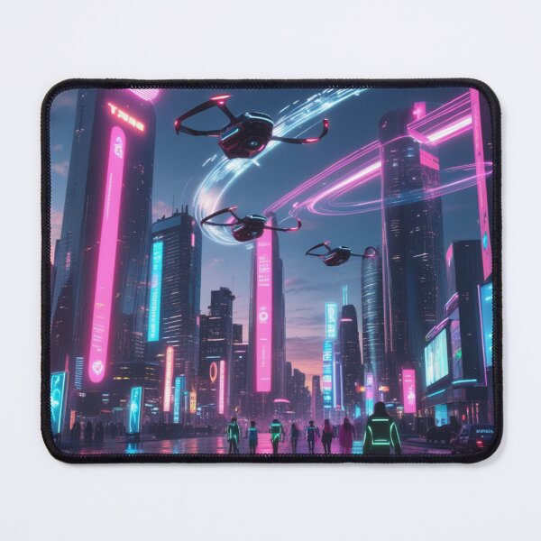 Item preview, Futuristic city skyline designed and sold by JALNERVION SHOP.