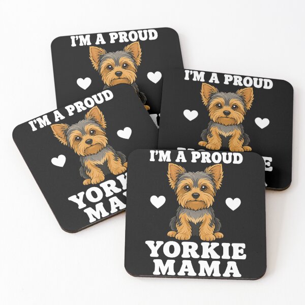 Item preview, Proud Yorkie Mama With Endless Love and Loyalty designed and sold by FreshVibe Prints.
