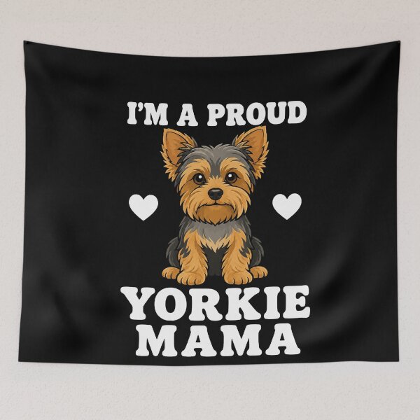 Item preview, Proud Yorkie Mama With Endless Love and Loyalty designed and sold by FreshVibe Prints.