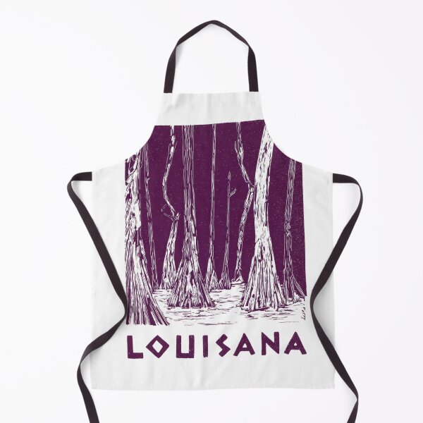 Item preview, Louisiana Cypress Swamp Block Print designed and sold by tiigerdad.