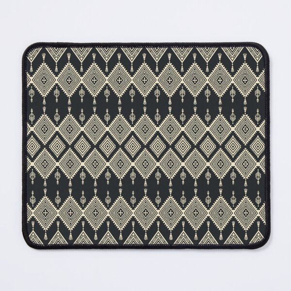 Item preview, Black Cream Boho Abstract Surface Pattern designed and sold by arteresting-art.