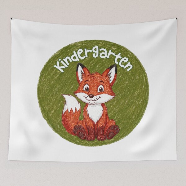 Item preview, Kindergarten Fox Cute Woodland Animal Back to School Teacher Student Gift designed and sold by MaxMeadowsTees.