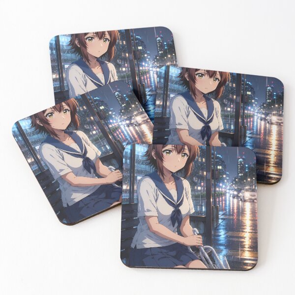 Item preview, Chisa Kotegawa Grand Blue Rainy Bus Stop designed and sold by mildaclairmo.
