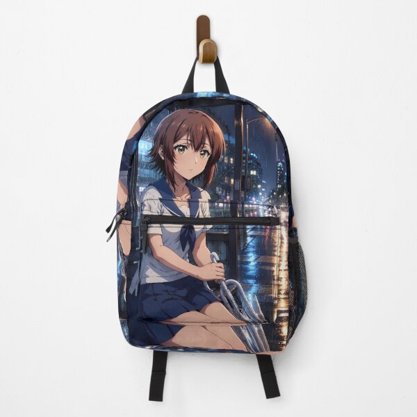 Item preview, Chisa Kotegawa Grand Blue Rainy Bus Stop designed and sold by mildaclairmo.
