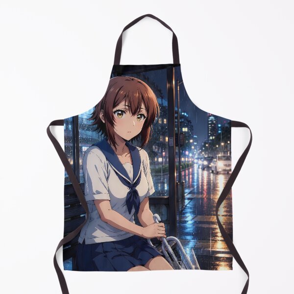 Item preview, Chisa Kotegawa Grand Blue Rainy Bus Stop designed and sold by mildaclairmo.