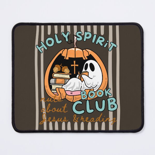 Item preview, Holy Spirit Book Club Nuts About Jesus and Books Love Fall Cute Ghost Reading Bookish designed and sold by Forevermore.