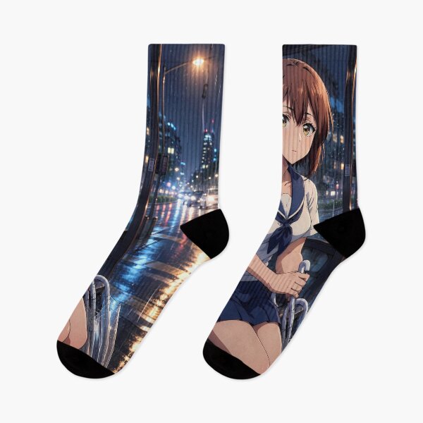 Item preview, Chisa Kotegawa Grand Blue Rainy Bus Stop designed and sold by mildaclairmo.
