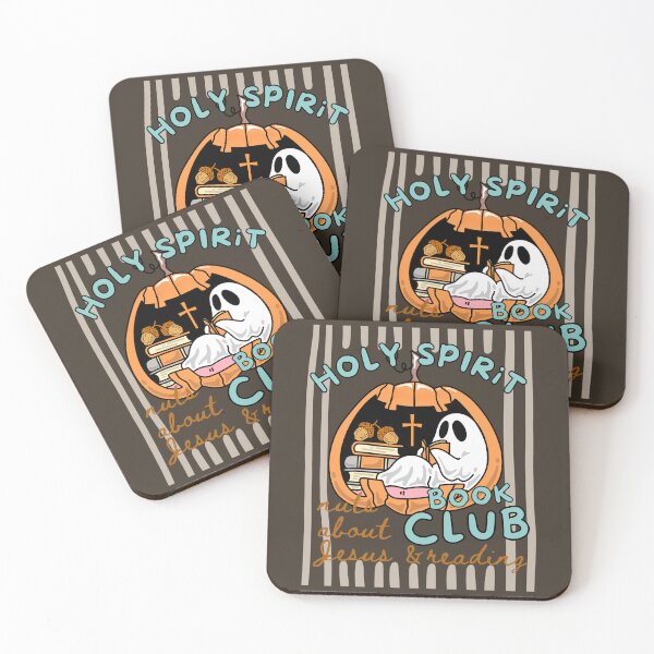 Item preview, Holy Spirit Book Club Nuts About Jesus and Books Love Fall Cute Ghost Reading Bookish designed and sold by Forevermore.