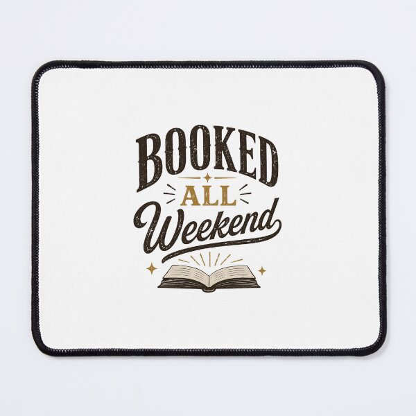 Item preview, Booked All Weekend Funny Reading Lover Vintage T-Shirt designed and sold by BUDH STYLE.