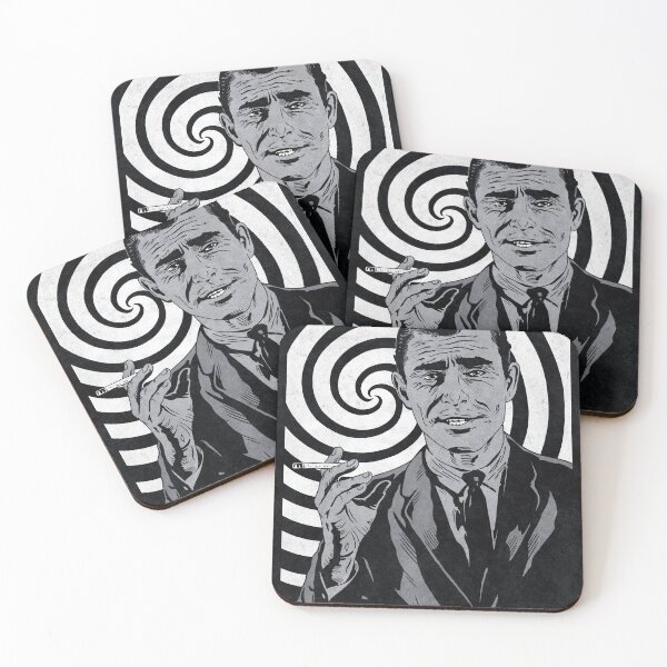 Item preview, ROD SERLING - The Twilight Zone (Greyscale) designed and sold by FamousWeirdosRB.