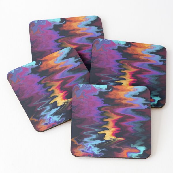 Item preview, Cosmic Aurora Flow | Vibrant Neon Galaxy Waves designed and sold by depictgore.