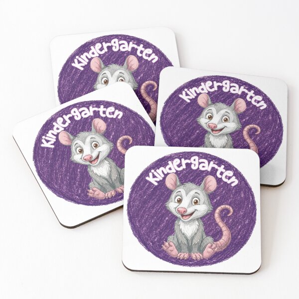Item preview, Kindergarten Possum Cute Woodland Animal Back to School Teacher Student Cartoon Design designed and sold by MaxMeadowsTees.
