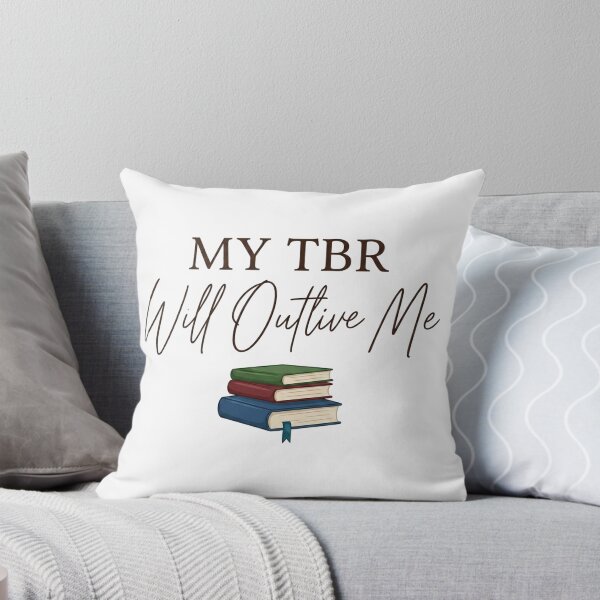 Item preview, My TBR Will Outlive Me | Funny BookTok Reader Quote | Book Lover Gift designed and sold by ArtMashupCo.