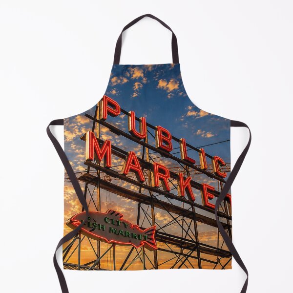 Item preview, Seattle Public Market at Golden Hour designed and sold by Kimberly Palmer.