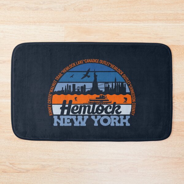Item preview, Hemlock New York Sunset Retro Vintage Local Pride Logo designed and sold by CRHPOD20.